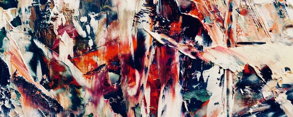 Renk dokusu. Tuvale elle çizilmiş yağlı boya resim. Soyut sanat geçmişi. Modern, çağdaş sanat. Renkli tuval. Duvar dekoru arkaplanı
