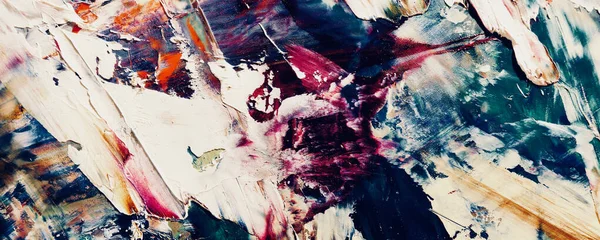 Renk dokusu. Tuvale elle çizilmiş yağlı boya resim. Soyut sanat geçmişi. Modern, çağdaş sanat. Renkli tuval. Duvar dekoru arkaplanı