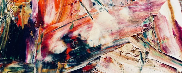 Renk dokusu. Tuvale elle çizilmiş yağlı boya resim. Soyut sanat geçmişi. Modern, çağdaş sanat. Renkli tuval. Duvar dekoru arkaplanı