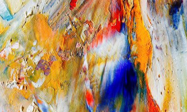 Tuval üzerinde soyut yağlı boya resim. arka plan duvar kağıdı. Modern motif görsel sanat. Moda el boyası. Duvar dekorasyonu ve duvar resimleri. Doku.