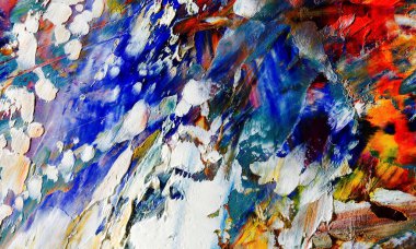 Tuval üzerinde soyut yağlı boya resim. arka plan duvar kağıdı. Modern motif görsel sanat. Moda el boyası. Duvar dekorasyonu ve duvar resimleri. Doku.