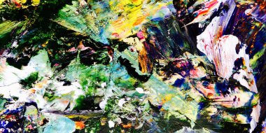 Tuval üzerinde soyut yağlı boya resim. arka plan duvar kağıdı. Modern motif görsel sanat. Moda el boyası. Duvar dekorasyonu ve duvar resimleri. Doku.