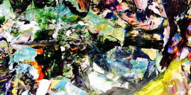 Tuval üzerinde soyut yağlı boya resim. arka plan duvar kağıdı. Modern motif görsel sanat. Moda el boyası. Duvar dekorasyonu ve duvar resimleri. Doku.