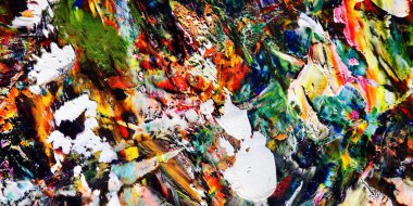 Renk dokusu. Tuvale elle çizilmiş yağlı boya resim. Soyut sanat geçmişi. Modern, çağdaş sanat. Renkli tuval. Duvar dekoru arkaplanı