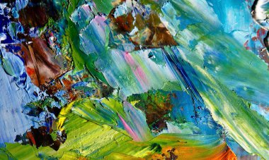 Tuval üzerinde soyut yağlı boya resim. arka plan duvar kağıdı. Modern motif görsel sanat. Moda el boyası. Duvar dekorasyonu ve duvar resimleri. Doku.