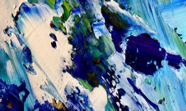 Tuval üzerinde soyut yağlı boya resim. arka plan duvar kağıdı. Modern motif görsel sanat. Moda el boyası. Duvar dekorasyonu ve duvar resimleri. Doku.