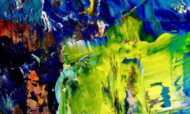 Tuval üzerinde soyut yağlı boya resim. arka plan duvar kağıdı. Modern motif görsel sanat. Moda el boyası. Duvar dekorasyonu ve duvar resimleri. Doku.