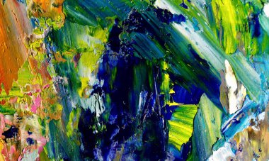 Tuval üzerinde soyut yağlı boya resim. arka plan duvar kağıdı. Modern motif görsel sanat. Moda el boyası. Duvar dekorasyonu ve duvar resimleri. Doku.