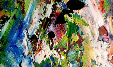 Tuval üzerinde soyut yağlı boya resim. arka plan duvar kağıdı. Modern motif görsel sanat. Moda el boyası. Duvar dekorasyonu ve duvar resimleri. Doku.