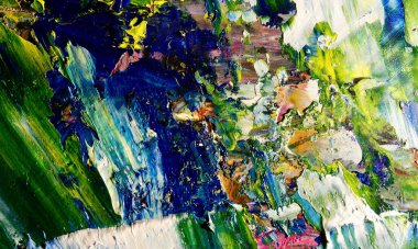 El çizimi. Soyut sanat arkaplanı. Renk dokusu. Modern, çağdaş sanat. Renkli tuval. Duvar dekoru arkaplanı