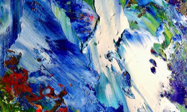 El çizimi. Soyut sanat arkaplanı. Renk dokusu. Modern, çağdaş sanat. Renkli tuval. Duvar dekoru arkaplanı