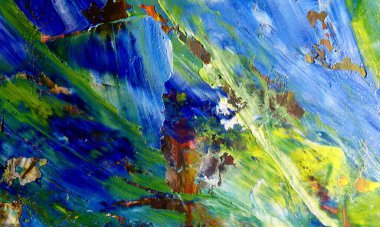 El çizimi. Soyut sanat arkaplanı. Renk dokusu. Modern, çağdaş sanat. Renkli tuval. Duvar dekoru arkaplanı