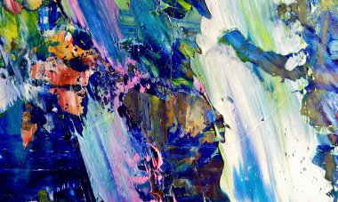 Tuval üzerinde soyut yağlı boya resim. arka plan duvar kağıdı. Modern motif görsel sanat. Moda el boyası. Duvar dekorasyonu ve duvar resimleri. Doku.