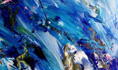 Tuval üzerinde soyut yağlı boya resim. arka plan duvar kağıdı. Modern motif görsel sanat. Moda el boyası. Duvar dekorasyonu ve duvar resimleri. Doku.