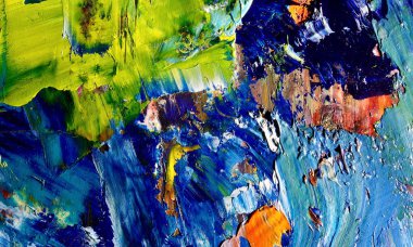Tuval üzerinde soyut yağlı boya resim. arka plan duvar kağıdı. Modern motif görsel sanat. Moda el boyası. Duvar dekorasyonu ve duvar resimleri. Doku.