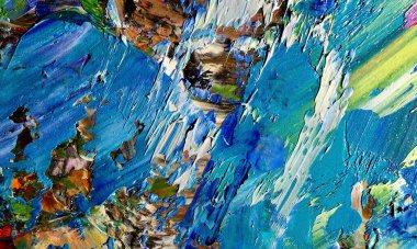 Tuval üzerinde soyut yağlı boya resim. arka plan duvar kağıdı. Modern motif görsel sanat. Moda el boyası. Duvar dekorasyonu ve duvar resimleri. Doku.