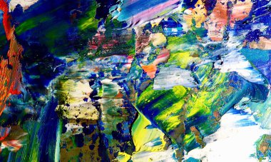 Tuval üzerinde soyut yağlı boya resim. arka plan duvar kağıdı. Modern motif görsel sanat. Moda el boyası. Duvar dekorasyonu ve duvar resimleri. Doku.