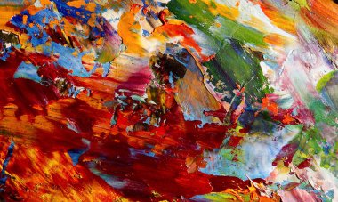 El çizimi. Soyut sanat arkaplanı. Renk dokusu. Modern, çağdaş sanat. Renkli tuval. Duvar dekoru arkaplanı