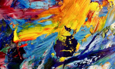 Tuval üzerinde soyut yağlı boya resim. arka plan duvar kağıdı. Modern motif görsel sanat. Moda el boyası. Duvar dekorasyonu ve duvar resimleri. Doku.