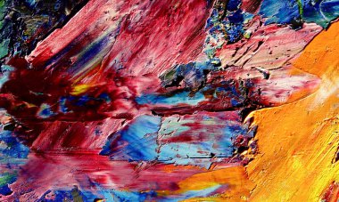 Tuval üzerinde soyut yağlı boya resim. arka plan duvar kağıdı. Modern motif görsel sanat. Moda el boyası. Duvar dekorasyonu ve duvar resimleri. Doku.