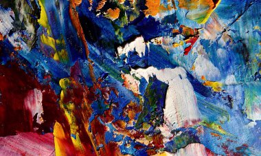 Tuval üzerinde soyut yağlı boya resim. arka plan duvar kağıdı. Modern motif görsel sanat. Moda el boyası. Duvar dekorasyonu ve duvar resimleri. Doku.