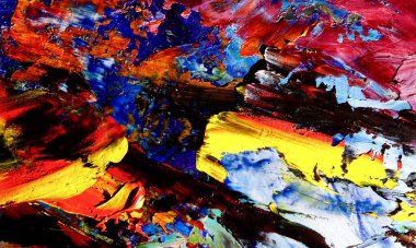 Tuval üzerinde soyut yağlı boya resim. arka plan duvar kağıdı. Modern motif görsel sanat. Moda el boyası. Duvar dekorasyonu ve duvar resimleri. Doku.