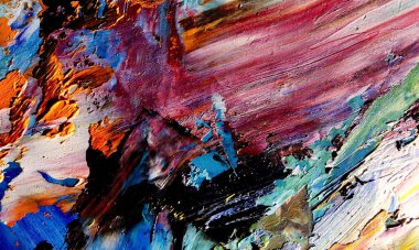 Tuval üzerinde soyut yağlı boya resim. arka plan duvar kağıdı. Modern motif görsel sanat. Moda el boyası. Duvar dekorasyonu ve duvar resimleri. Doku.