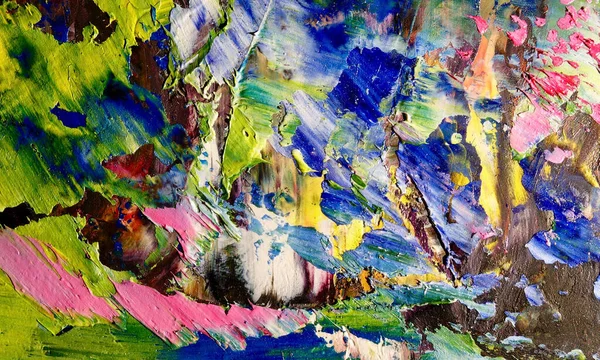 Dessin Main Art Abstrait Background Color Texture Oil Peinture Sur — Photo
