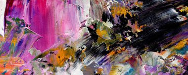 Renk dokusu. Tuvale elle çizilmiş yağlı boya resim. Soyut sanat geçmişi. Modern, çağdaş sanat. Renkli tuval. Duvar dekoru arkaplanı