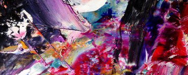 Renk dokusu. Tuvale elle çizilmiş yağlı boya resim. Soyut sanat geçmişi. Modern, çağdaş sanat. Renkli tuval. Duvar dekoru arkaplanı