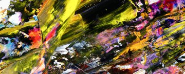 Tuval üzerinde soyut yağlı boya resim. arka plan duvar kağıdı. Modern motif görsel sanat. Moda el boyası. Duvar dekorasyonu ve duvar resimleri. Doku.