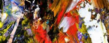 El çizimi. Soyut sanat arkaplanı. Renk dokusu. Modern, çağdaş sanat. Renkli tuval. Duvar dekoru arkaplanı