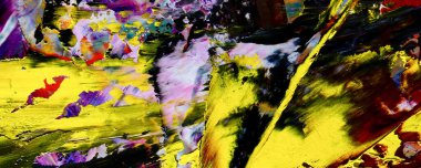 El çizimi. Soyut sanat arkaplanı. Renk dokusu. Modern, çağdaş sanat. Renkli tuval. Duvar dekoru arkaplanı