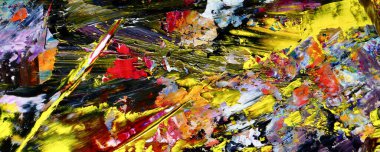 El çizimi. Soyut sanat arkaplanı. Renk dokusu. Modern, çağdaş sanat. Renkli tuval. Duvar dekoru arkaplanı