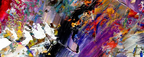 Renk dokusu. Tuvale elle çizilmiş yağlı boya resim. Soyut sanat geçmişi. Modern, çağdaş sanat. Renkli tuval. Duvar dekoru arkaplanı