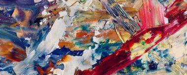 Renk dokusu. Tuvale elle çizilmiş yağlı boya resim. Soyut sanat geçmişi. Modern, çağdaş sanat. Renkli tuval. Duvar dekoru arkaplanı