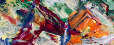 Renk dokusu. Tuvale elle çizilmiş yağlı boya resim. Soyut sanat geçmişi. Modern, çağdaş sanat. Renkli tuval. Duvar dekoru arkaplanı