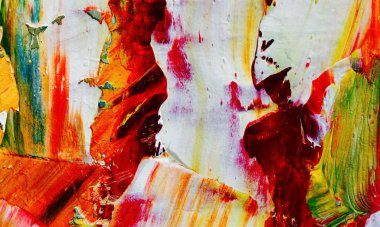 El çizimi. Soyut sanat arkaplanı. Renk dokusu. Modern, çağdaş sanat. Renkli tuval. Duvar dekoru arkaplanı