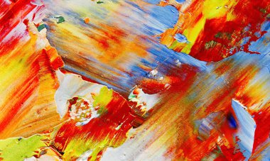 El çizimi. Soyut sanat arkaplanı. Renk dokusu. Modern, çağdaş sanat. Renkli tuval. Duvar dekoru arkaplanı