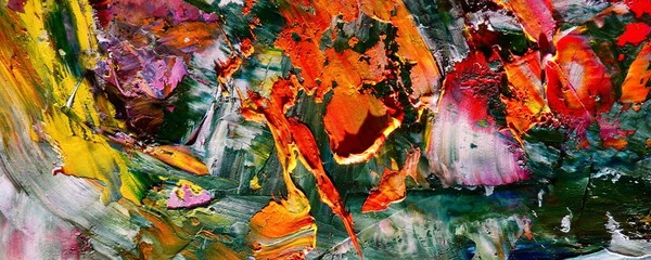 Абстрактная Картина Маслом Холсте Обои Фона Современный Мотив Визуального Искусства — стоковое фото