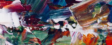 Renk dokusu. Tuvale elle çizilmiş yağlı boya resim. Soyut sanat geçmişi. Modern, çağdaş sanat. Renkli tuval. Duvar dekoru arkaplanı