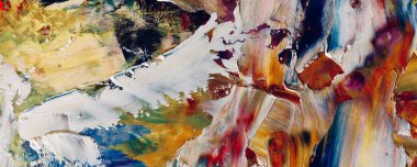 Renk dokusu. Tuvale elle çizilmiş yağlı boya resim. Soyut sanat geçmişi. Modern, çağdaş sanat. Renkli tuval. Duvar dekoru arkaplanı