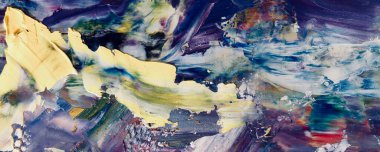 Renk dokusu. Tuvale elle çizilmiş yağlı boya resim. Soyut sanat geçmişi. Modern, çağdaş sanat. Renkli tuval. Duvar dekoru arkaplanı