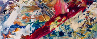 Renk dokusu. Tuvale elle çizilmiş yağlı boya resim. Soyut sanat geçmişi. Modern, çağdaş sanat. Renkli tuval. Duvar dekoru arkaplanı