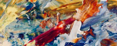 Renk dokusu. Tuvale elle çizilmiş yağlı boya resim. Soyut sanat geçmişi. Modern, çağdaş sanat. Renkli tuval. Duvar dekoru arkaplanı