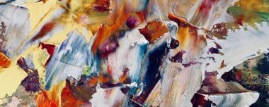 Renk dokusu. Tuvale elle çizilmiş yağlı boya resim. Soyut sanat geçmişi. Modern, çağdaş sanat. Renkli tuval. Duvar dekoru arkaplanı