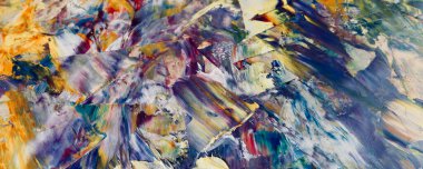 Tuval üzerinde soyut yağlı boya resim. arka plan duvar kağıdı. Modern motif görsel sanat. Moda el boyası. Duvar dekorasyonu ve duvar resimleri. Doku.