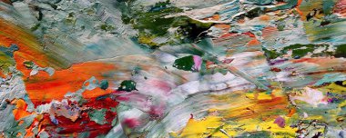 Tuval üzerinde soyut yağlı boya resim. arka plan duvar kağıdı. Modern motif görsel sanat. Moda el boyası. Duvar dekorasyonu ve duvar resimleri. Doku.