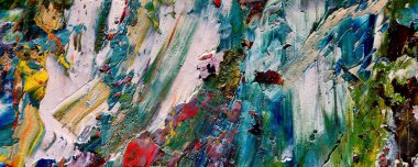 Tuval üzerinde soyut yağlı boya resim. arka plan duvar kağıdı. Modern motif görsel sanat. Moda el boyası. Duvar dekorasyonu ve duvar resimleri. Doku.