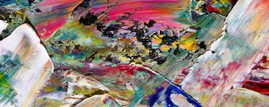 Tuval üzerinde soyut yağlı boya resim. arka plan duvar kağıdı. Modern motif görsel sanat. Moda el boyası. Duvar dekorasyonu ve duvar resimleri. Doku.